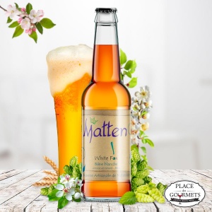 White fox, bière blanche lager 750 ml par brasserie Matten