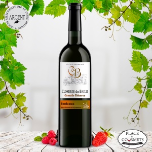 Closerie du Bailli "Grande Réserve", vin Bordeaux rouge 2012 d'Alliance Bourg
