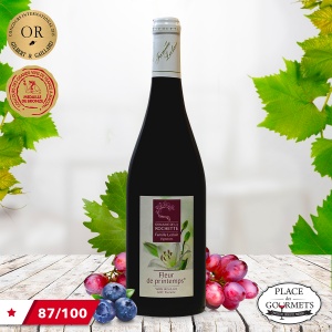 Domaine de la Rochette, Fleur de Printemps, vin rouge 2015 de Tourraine, Vallée de la Loire