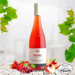 Les Églantiers vin rosé 2017 Tavel, Maison Brotte