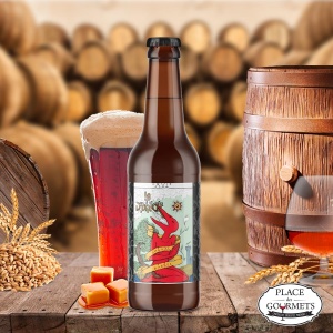 Cognac Barrel : biere ambree Barley Wine par la brasserie La Débauche