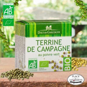 Terrine bio de Campagne au poivre vert par Ducs de Gascogne