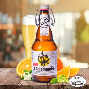 La Salamandre, bière blanche 330 ml par la brasserie Franches-montagnes