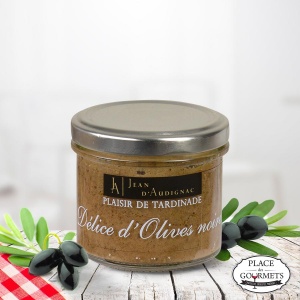 Délice d'olives noires 100 gr Jean d'Audignac