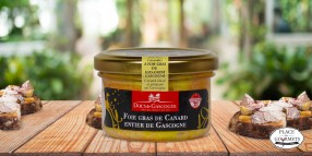 Foie gras de Canard entier du Sud-Ouest 90g , DUCS DE GASCOGNE